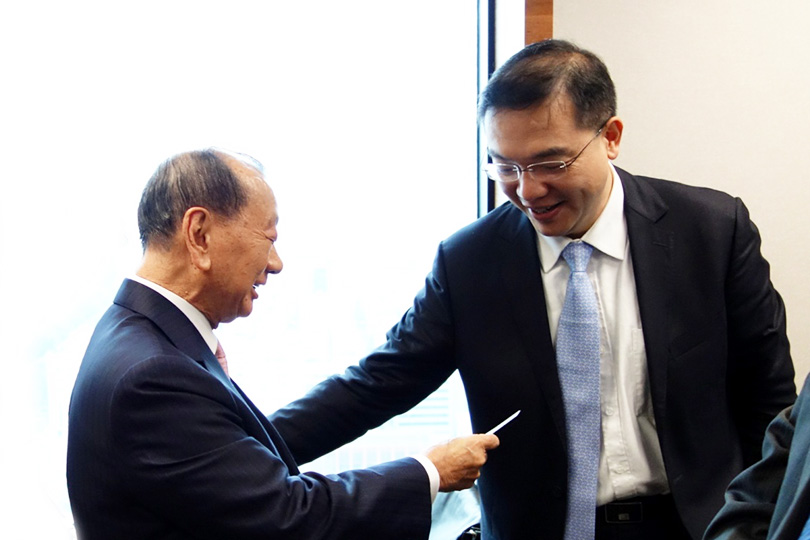 上海市台辦金雷副主任一行九人來訪